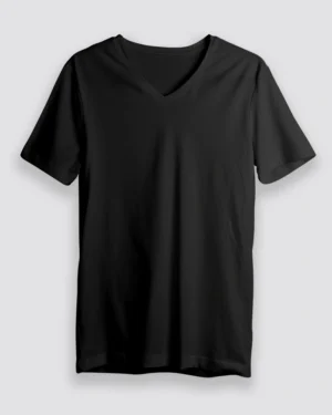 Black V-Neck T-Shirt