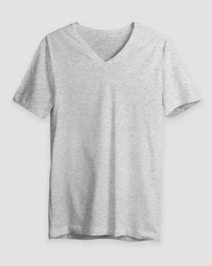Grey V-Neck T-Shirt