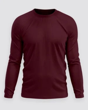 Maroon Full Sleeve T-Shirts