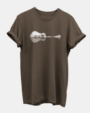 Nature Guitar T-Shirt for Men