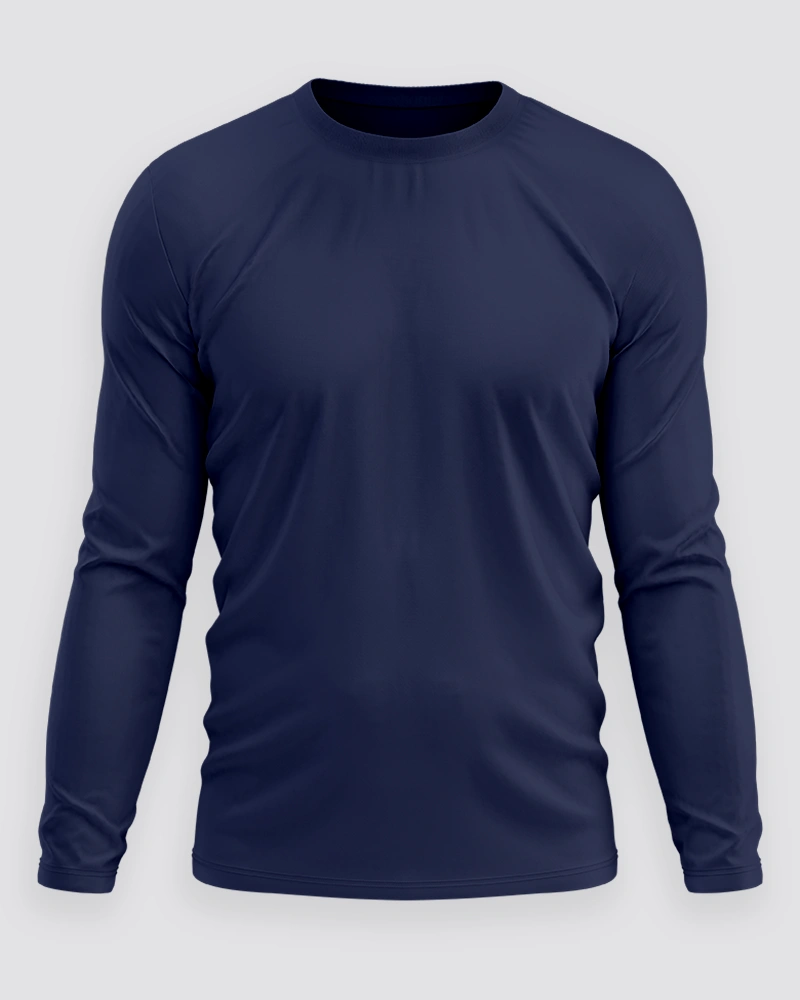 Navy Blue Full Sleeve T-Shirts Navy Blue Full Sleeve T-Shirts