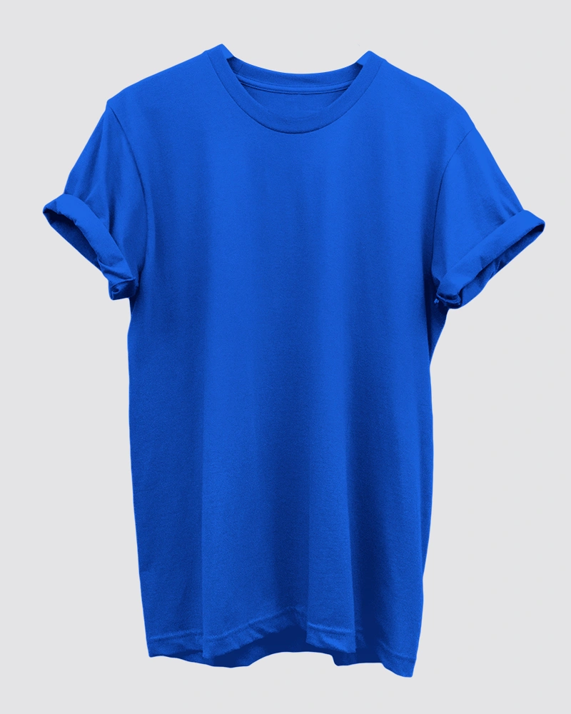 Royal Blue Plain T-Shirt for Men Royal Blue Plain T-Shirt for Men