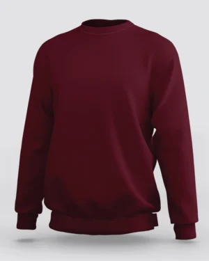 Unisex Maroon Sweatshirt
