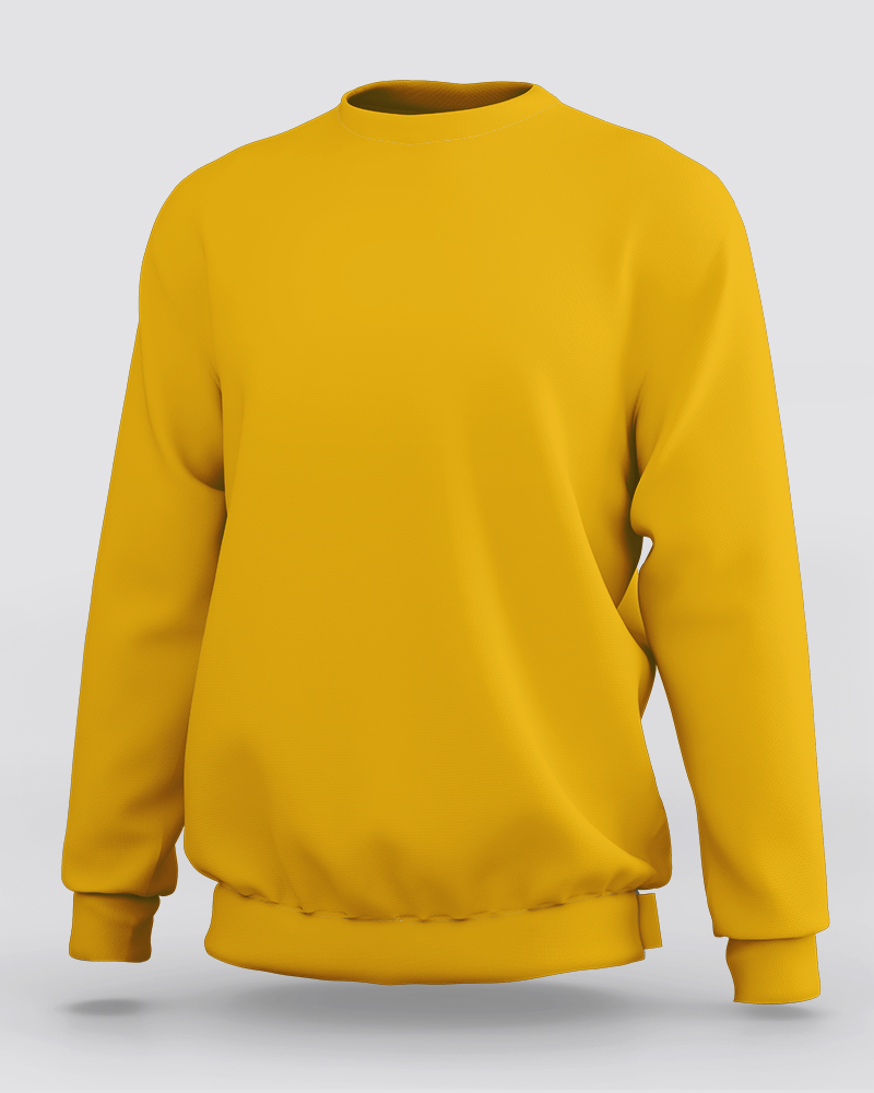 Unisex Mustard Yellow Sweatshirt Unisex Mustard Yellow Sweatshirt